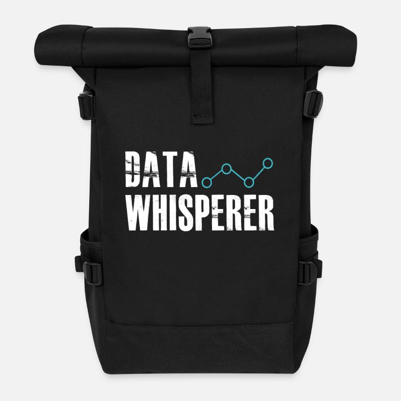 Data Whisperer Science Analyst Software Engineer - Rolltop Rucksack - Schwarz
