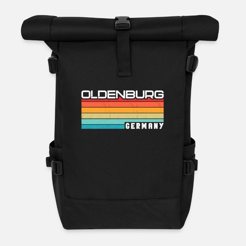 Oldenburgerin Oldenburger Oldenburg - Rolltop Rucksack - Schwarz