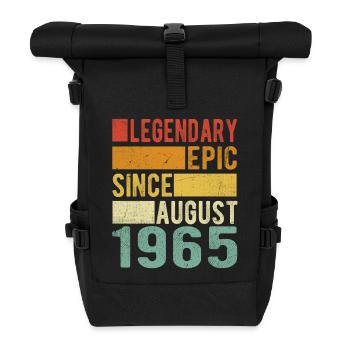 Date de naissance: Août 1965 Épopée légendaire - Sac à dos roll top - noir - Devant