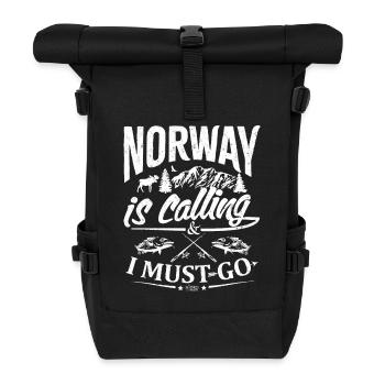 La Norvège appelle - Pêche - Sac à dos roll top - noir - Devant