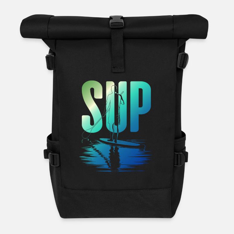 SUP - Sac à dos roll top - noir