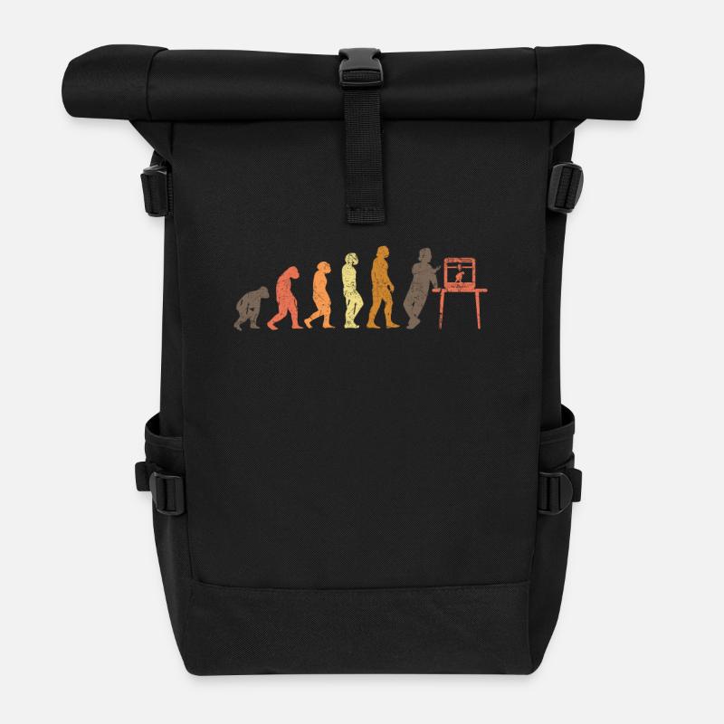 Imprimante 3D Evolution Imprimante 3D Rétro - Sac à dos roll top - noir