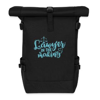 Lawyer in the Making Profession Jurist - Roll Top Backpack - black - Front