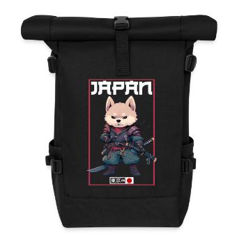 Asia Corki Japanese Samurai Samurai - Roll Top Backpack - black - Front