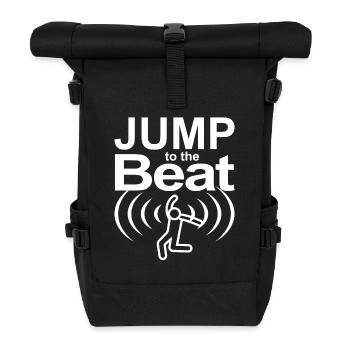Jump to the Beat - Roll Top Backpack - black - Front