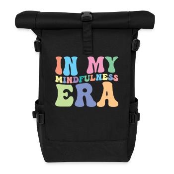 Mindfulness Groovy - Roll Top Backpack - black - Front