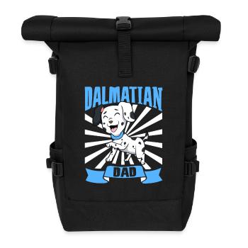 Dalmatian Dad - Dalmatiner - Rolltop Rucksack - Schwarz - Vorne
