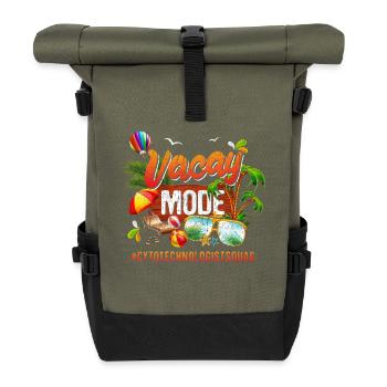 Groupe de vacances des cytotechnologues - Sac à dos roll top - olive/noir - Devant