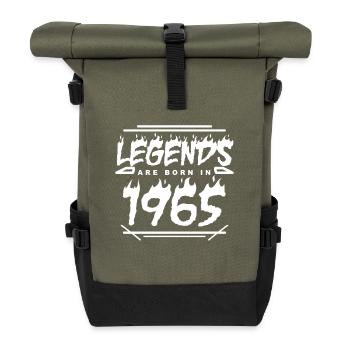 1965 - Year 1965 - Year 1965 - Roll Top Backpack - olive/black - Front