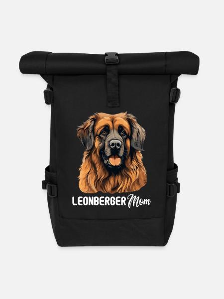 Leonberger - Rolltop Rucksack - Schwarz