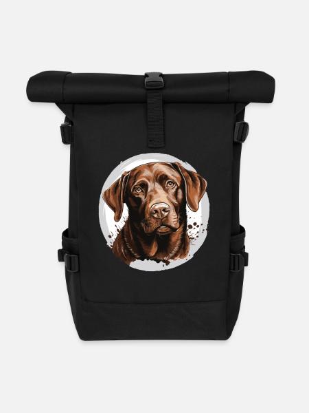 Labrador - Rolltop Rucksack - Schwarz