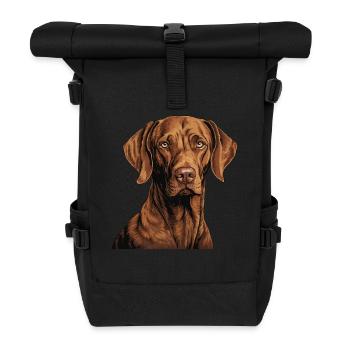 Magyar Vizsla - Rolltop Rucksack - Schwarz - Vorne