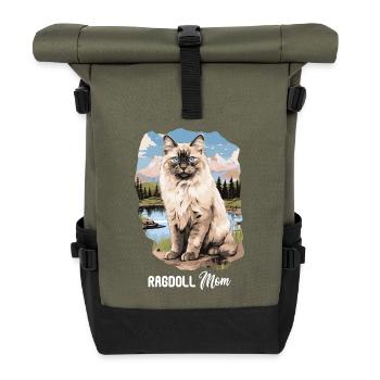 Ragdoll - Rolltop Rucksack - Olive/Schwarz - Vorne