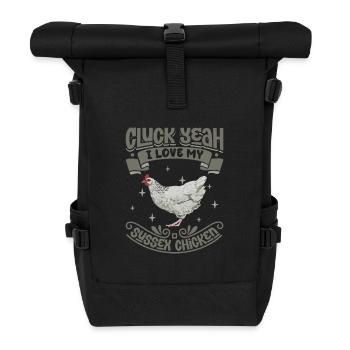 J’adore mon Sussex - Sac à dos roll top - noir - Devant