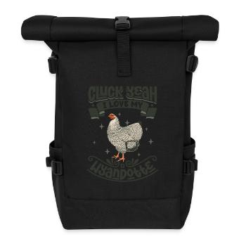 I love my Wyandotte - Roll Top Backpack - black - Front
