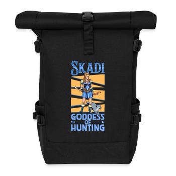 Déesse viking de la chasse Skadi - Sac à dos roll top - noir - Devant