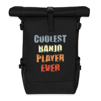 Drôle de joueur de banjo - Sac à dos roll top - noir - Devant
