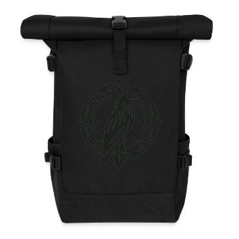 Rabe Indianer Tierkreiszeichen - Rolltop Rucksack - Schwarz - Vorne