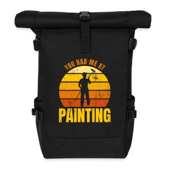 Blague de peintre - Sac à dos roll top - noir - Devant
