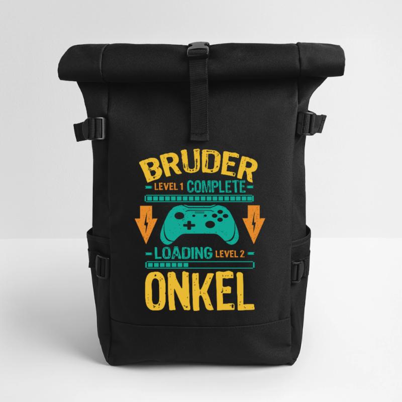 Bruder Level Complete Werdender Onkel Loading Rolltop Rucksack