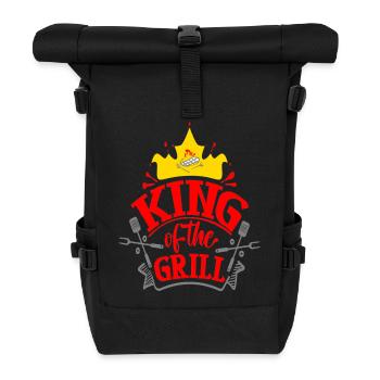 King of the Grill - Roll Top Backpack - black - Front