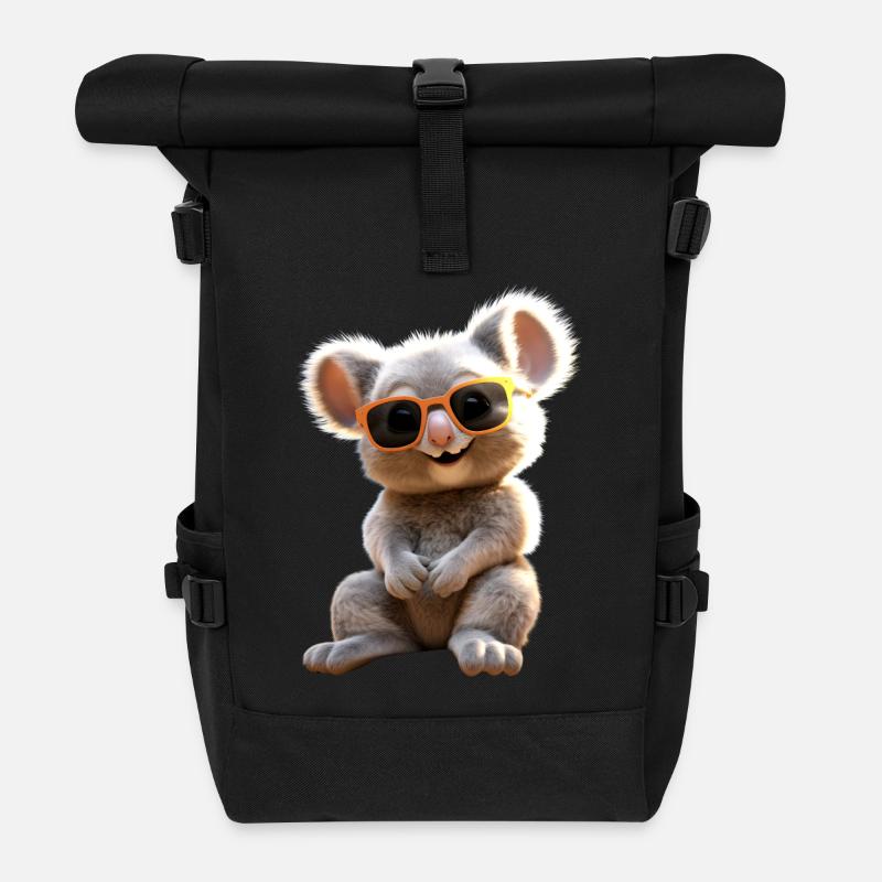Koala Australie Koalas Koala Ours Mignon Koala Ours - Sac à dos roll top - noir