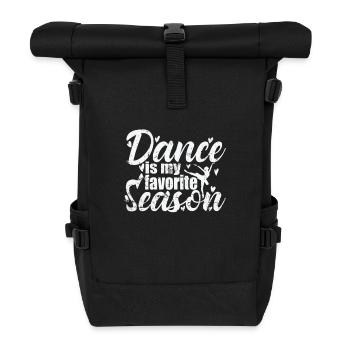 Dance is my favorite Season Ballet - Rolltop Rucksack - Schwarz - Vorne