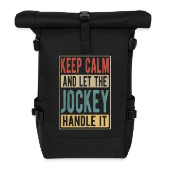 Jockey Retro Gift - Roll Top Backpack - black - Front