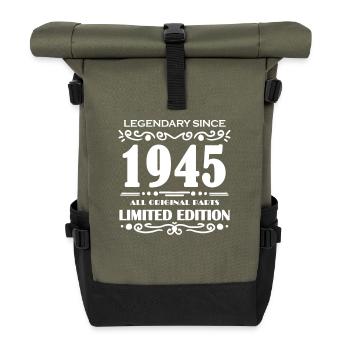 1945 - Year 1945 - Year 1945 - Roll Top Backpack - olive/black - Front