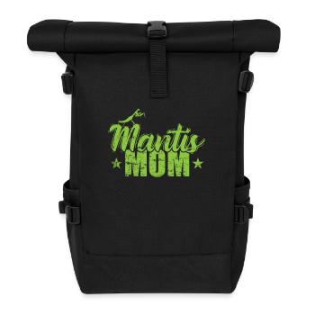 Mantis Mom - Roll Top Backpack - black - Front