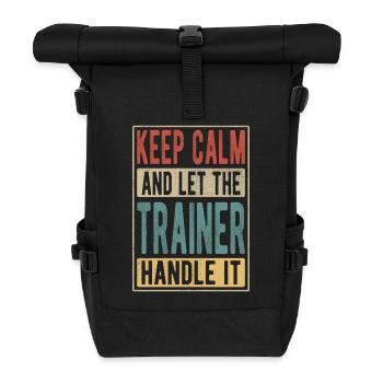 Trainer Retro Gift - Roll Top Backpack - black - Front