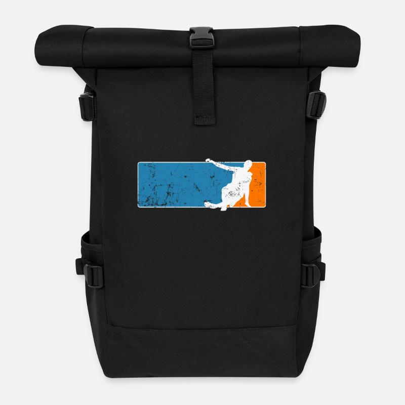 Breakdance Hip-Hop Tanz - Rolltop Rucksack - Schwarz