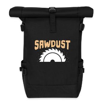 Sciure de bois Sciure de bois Hommes - Sac à dos roll top - noir - Devant