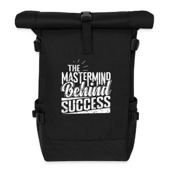 Le cerveau derrière le succès - Sac à dos roll top - noir - Devant