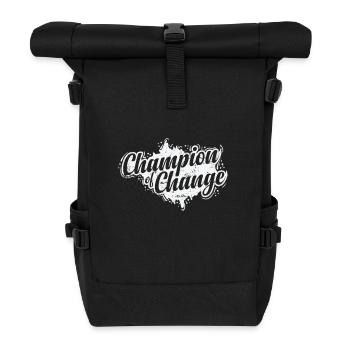Champion du changement - Sac à dos roll top - noir - Devant
