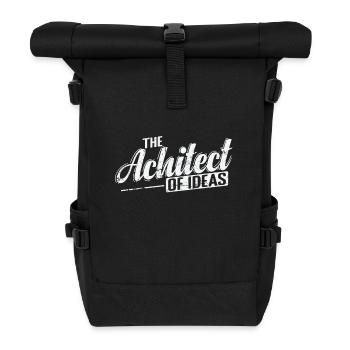 L’architecte des idées - Sac à dos roll top - noir - Devant