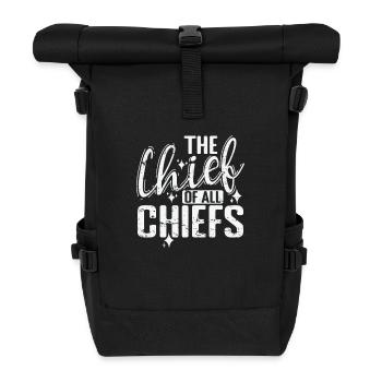 Le chef de tous les chefs - Sac à dos roll top - noir - Devant