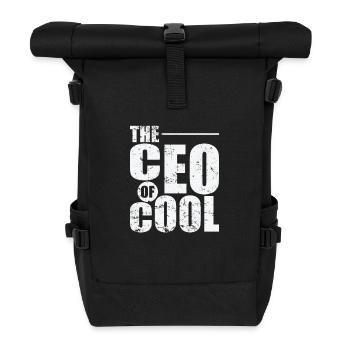 Le PDG de Cool - Sac à dos roll top - noir - Devant