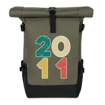 2011 - Année 2011 - Année 2011 - Sac à dos roll top - olive/noir - Devant