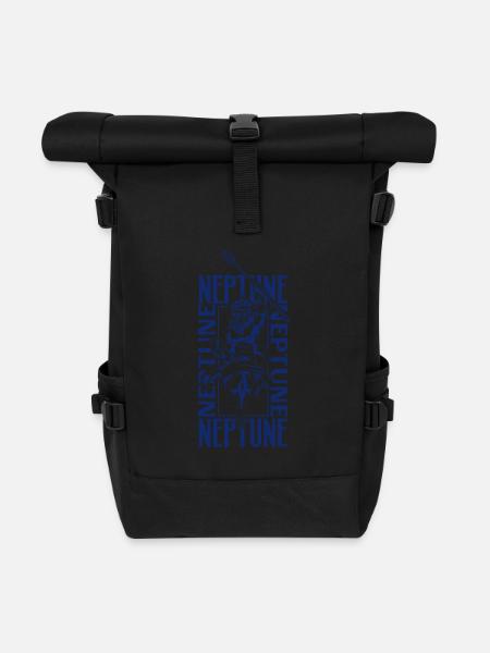 Neptun - Rolltop Rucksack - Schwarz
