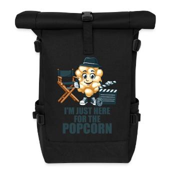 Only here for the popcorn image - Roll Top Backpack - black - Front