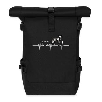 Wildhunde Wildhund - Rolltop Rucksack - Schwarz - Vorne