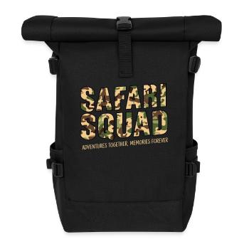 Aventure Safari Squad ensemble - Sac à dos roll top - noir - Devant