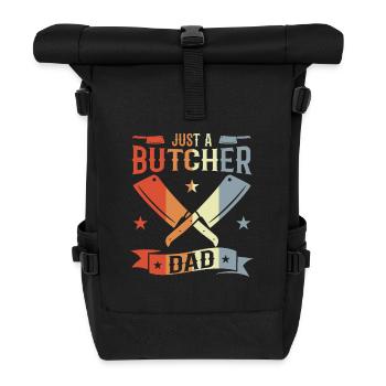 Butcher Father - Roll Top Backpack - black - Front