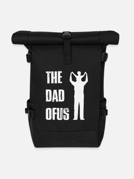 The dad of us - Roll Top Backpack - black