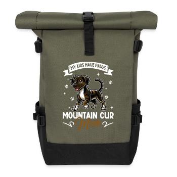 Mountain Cur Mama - Roll Top Backpack - olive/black - Front