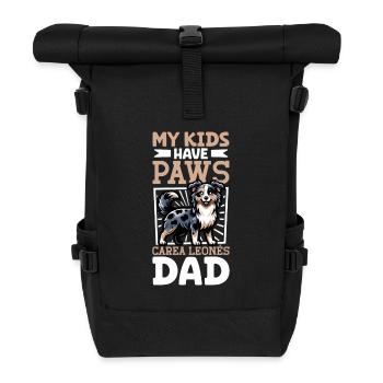 Le père de Carea Leoné - Sac à dos roll top - noir - Devant