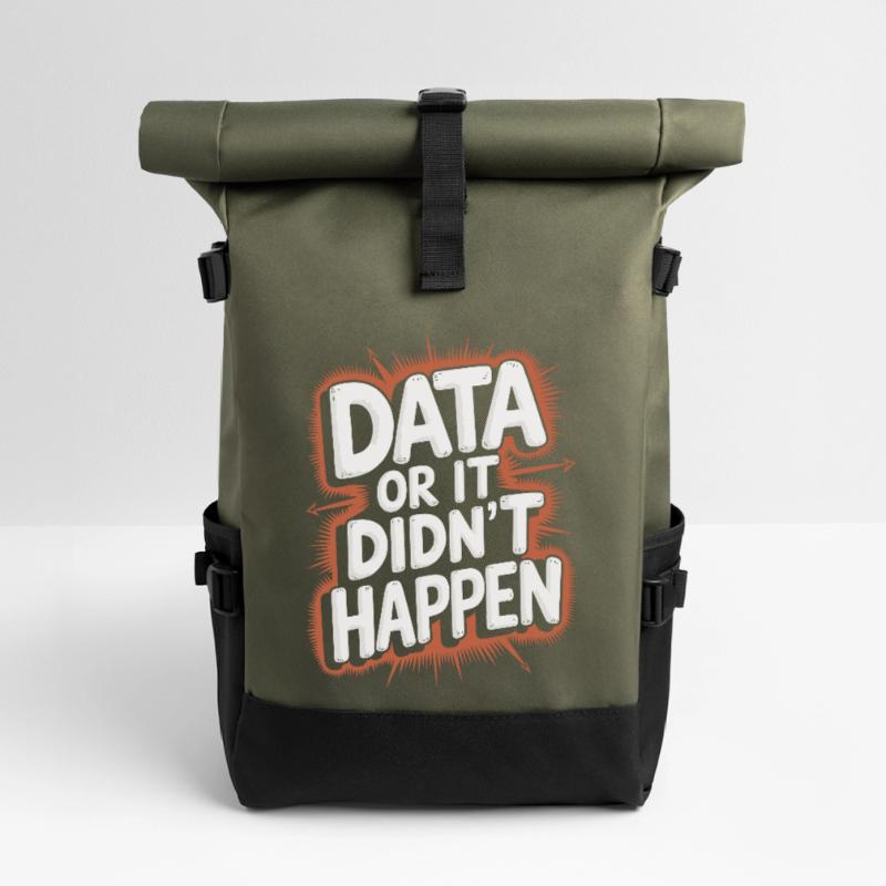Daten Oder Es Ist Nicht Passiert Data Analyst Data Rolltop Rucksack