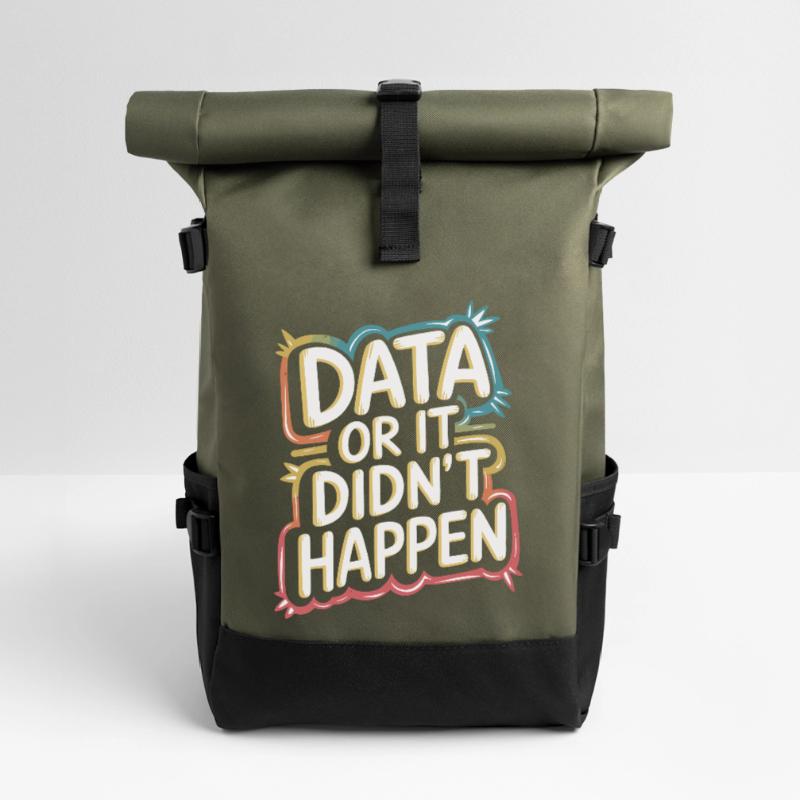 Daten Oder Es Ist Nicht Passiert Data Analyst Data Rolltop Rucksack