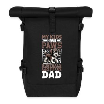 Le père de Griffon Korthal - Sac à dos roll top - noir - Devant